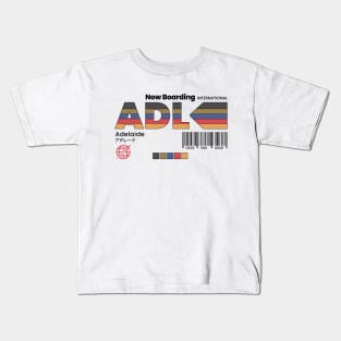 Vintage Adelaide ADL Australia Retro Travel Kids T-Shirt